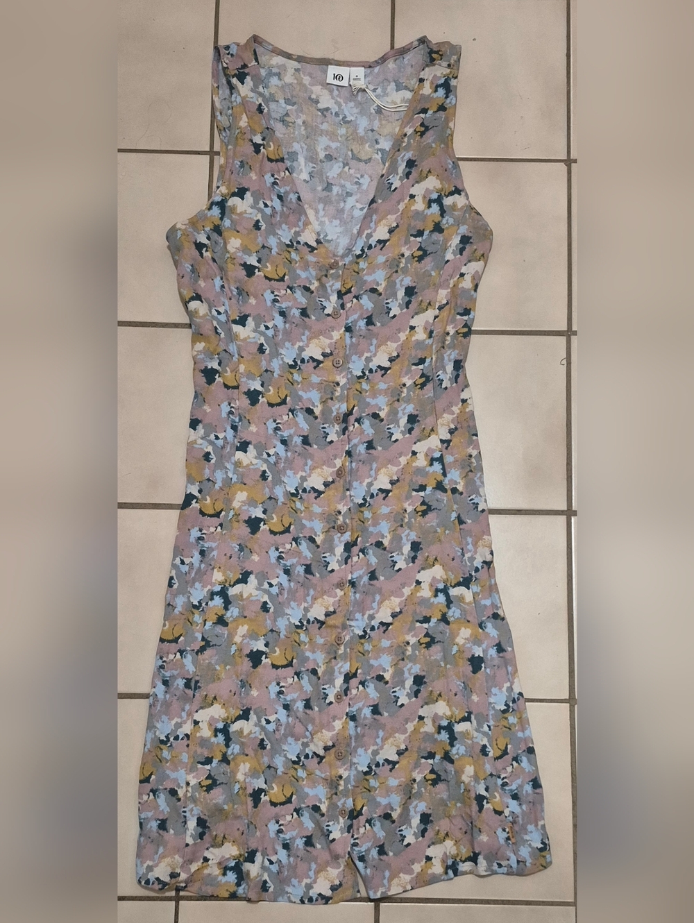 Tentree Penrose Dress Vintage Mauve/Abstract (6)